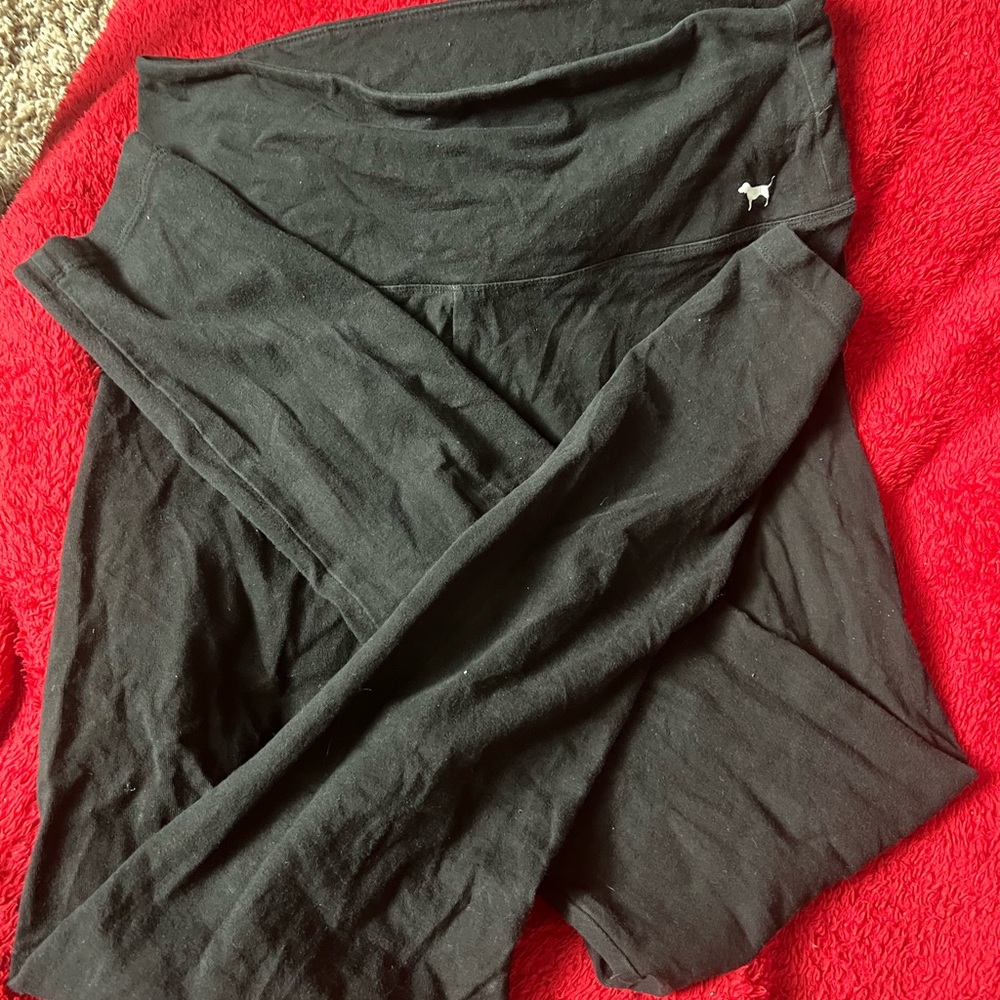 PINK Victoria's Secret Black Leggings